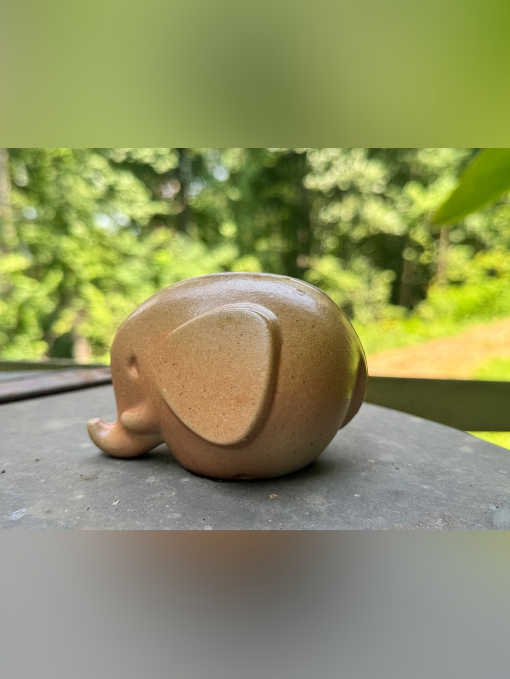 Handmade Ceramic Elephant - Picture 2 of 4